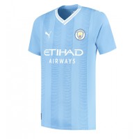 Dres Manchester City Jeremy Doku #11 Domáci 2023-24 Krátky Rukáv